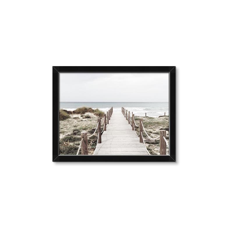 Picture of Sea Bridge To The Beach _GroupedProduct_Rectangle_Landscape_Photography _GroupedProduct_Rectangle_Landscape_Framed_Matted_