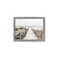 Picture of Sea Bridge To The Beach _GroupedProduct_Rectangle_Landscape_Photography _GroupedProduct_Rectangle_Landscape_Framed_Matted_
