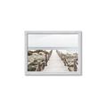 Picture of Sea Bridge To The Beach _GroupedProduct_Rectangle_Landscape_Photography _GroupedProduct_Rectangle_Landscape_Framed_Matted_