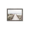 Picture of Sea Bridge To The Beach _GroupedProduct_Rectangle_Landscape_Photography _GroupedProduct_Rectangle_Landscape_Framed_Matted_