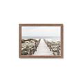 Picture of Sea Bridge To The Beach _GroupedProduct_Rectangle_Landscape_Photography _GroupedProduct_Rectangle_Landscape_Framed_Matted_