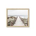 Picture of Sea Bridge To The Beach _GroupedProduct_Rectangle_Landscape_Photography _GroupedProduct_Rectangle_Landscape_Framed_Matted_