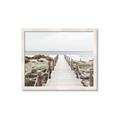 Picture of Sea Bridge To The Beach _GroupedProduct_Rectangle_Landscape_Photography _GroupedProduct_Rectangle_Landscape_Framed_Matted_