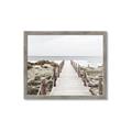 Picture of Sea Bridge To The Beach _GroupedProduct_Rectangle_Landscape_Photography _GroupedProduct_Rectangle_Landscape_Framed_Matted_