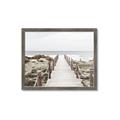 Picture of Sea Bridge To The Beach _GroupedProduct_Rectangle_Landscape_Photography _GroupedProduct_Rectangle_Landscape_Framed_Matted_
