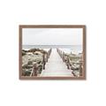 Picture of Sea Bridge To The Beach _GroupedProduct_Rectangle_Landscape_Photography _GroupedProduct_Rectangle_Landscape_Framed_Matted_
