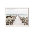 Picture of Sea Bridge To The Beach _GroupedProduct_Rectangle_Landscape_Photography _GroupedProduct_Rectangle_Landscape_Framed_Matted_