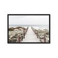 Picture of Sea Bridge To The Beach _GroupedProduct_Rectangle_Landscape_Photography _GroupedProduct_Rectangle_Landscape_Framed_Matted_