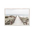 Picture of Sea Bridge To The Beach _GroupedProduct_Rectangle_Landscape_Photography _GroupedProduct_Rectangle_Landscape_Framed_Matted_