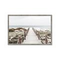 Picture of Sea Bridge To The Beach _GroupedProduct_Rectangle_Landscape_Photography _GroupedProduct_Rectangle_Landscape_Framed_Matted_