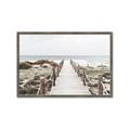 Picture of Sea Bridge To The Beach _GroupedProduct_Rectangle_Landscape_Photography _GroupedProduct_Rectangle_Landscape_Framed_Matted_