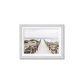 Picture of Sea Bridge To The Beach _GroupedProduct_Rectangle_Landscape_Photography _GroupedProduct_Rectangle_Landscape_Framed_Matted_