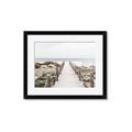 Picture of Sea Bridge To The Beach _GroupedProduct_Rectangle_Landscape_Photography _GroupedProduct_Rectangle_Landscape_Framed_Matted_