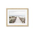 Picture of Sea Bridge To The Beach _GroupedProduct_Rectangle_Landscape_Photography _GroupedProduct_Rectangle_Landscape_Framed_Matted_
