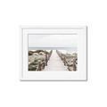 Picture of Sea Bridge To The Beach _GroupedProduct_Rectangle_Landscape_Photography _GroupedProduct_Rectangle_Landscape_Framed_Matted_