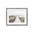 Picture of Sea Bridge To The Beach _GroupedProduct_Rectangle_Landscape_Photography _GroupedProduct_Rectangle_Landscape_Framed_Matted_