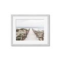 Picture of Sea Bridge To The Beach _GroupedProduct_Rectangle_Landscape_Photography _GroupedProduct_Rectangle_Landscape_Framed_Matted_