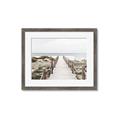 Picture of Sea Bridge To The Beach _GroupedProduct_Rectangle_Landscape_Photography _GroupedProduct_Rectangle_Landscape_Framed_Matted_