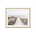Picture of Sea Bridge To The Beach _GroupedProduct_Rectangle_Landscape_Photography _GroupedProduct_Rectangle_Landscape_Framed_Matted_