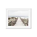 Picture of Sea Bridge To The Beach _GroupedProduct_Rectangle_Landscape_Photography _GroupedProduct_Rectangle_Landscape_Framed_Matted_