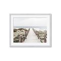 Picture of Sea Bridge To The Beach _GroupedProduct_Rectangle_Landscape_Photography _GroupedProduct_Rectangle_Landscape_Framed_Matted_