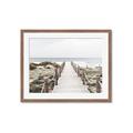 Picture of Sea Bridge To The Beach _GroupedProduct_Rectangle_Landscape_Photography _GroupedProduct_Rectangle_Landscape_Framed_Matted_