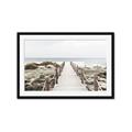Picture of Sea Bridge To The Beach _GroupedProduct_Rectangle_Landscape_Photography _GroupedProduct_Rectangle_Landscape_Framed_Matted_