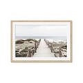 Picture of Sea Bridge To The Beach _GroupedProduct_Rectangle_Landscape_Photography _GroupedProduct_Rectangle_Landscape_Framed_Matted_