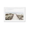 Picture of Sea Bridge To The Beach _GroupedProduct_Rectangle_Landscape_Photography _GroupedProduct_Rectangle_Landscape_Framed_Matted_