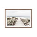 Picture of Sea Bridge To The Beach _GroupedProduct_Rectangle_Landscape_Photography _GroupedProduct_Rectangle_Landscape_Framed_Matted_