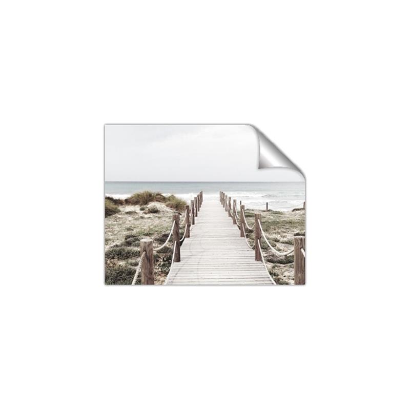 Picture of Sea Bridge To The Beach _GroupedProduct_Rectangle_Landscape_Photography _GroupedProduct_Rectangle_Landscape_Unframed_Print_Only_