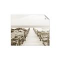 Picture of Sea Bridge To The Beach _GroupedProduct_Rectangle_Landscape_Photography _GroupedProduct_Rectangle_Landscape_Unframed_Print_Only_