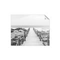 Picture of Sea Bridge To The Beach _GroupedProduct_Rectangle_Landscape_Photography _GroupedProduct_Rectangle_Landscape_Unframed_Print_Only_