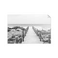Picture of Sea Bridge To The Beach _GroupedProduct_Rectangle_Landscape_Photography _GroupedProduct_Rectangle_Landscape_Unframed_Print_Only_