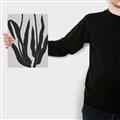 Picture of Black Blades I _GroupedProduct_Rectangle_Portrait_Canvas_