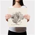 Picture of Coral Sketch II _GroupedProduct_Square_Canvas_