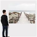 Picture of Sea Bridge To The Beach _GroupedProduct_Rectangle_Landscape_Photography _GroupedProduct_Rectangle_Landscape_Canvas_