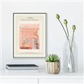 Picture of Tentures Roses _GroupedProduct_Rectangle_Portrait_Canvas_Framed_