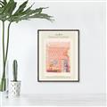 Picture of Tentures Roses _GroupedProduct_Rectangle_Portrait_Canvas_Framed_