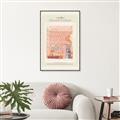 Picture of Tentures Roses _GroupedProduct_Rectangle_Portrait_Canvas_Framed_