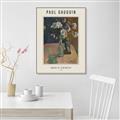 Picture of Roses et Statuette _GroupedProduct_Rectangle_Portrait_Canvas_Framed_