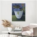 Picture of Violet Succulents _GroupedProduct_Rectangle_Portrait_Canvas_Framed_