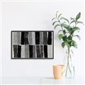 Picture of Gray Swatches II _GroupedProduct_Rectangle_Landscape_Canvas_Framed_