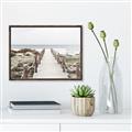 Picture of Sea Bridge To The Beach _GroupedProduct_Rectangle_Landscape_Photography _GroupedProduct_Rectangle_Landscape_Canvas_Framed_