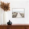 Picture of Sea Bridge To The Beach _GroupedProduct_Rectangle_Landscape_Photography _GroupedProduct_Rectangle_Landscape_Canvas_Framed_