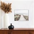 Picture of Sea Bridge To The Beach _GroupedProduct_Rectangle_Landscape_Photography _GroupedProduct_Rectangle_Landscape_Canvas_Framed_