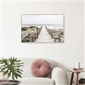 Picture of Sea Bridge To The Beach _GroupedProduct_Rectangle_Landscape_Photography _GroupedProduct_Rectangle_Landscape_Canvas_Framed_