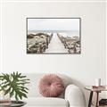 Picture of Sea Bridge To The Beach _GroupedProduct_Rectangle_Landscape_Photography _GroupedProduct_Rectangle_Landscape_Canvas_Framed_