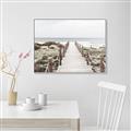 Picture of Sea Bridge To The Beach _GroupedProduct_Rectangle_Landscape_Photography _GroupedProduct_Rectangle_Landscape_Canvas_Framed_