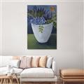 Picture of Violet Succulents _GroupedProduct_Rectangle_Portrait_Unframed_Print_Only_